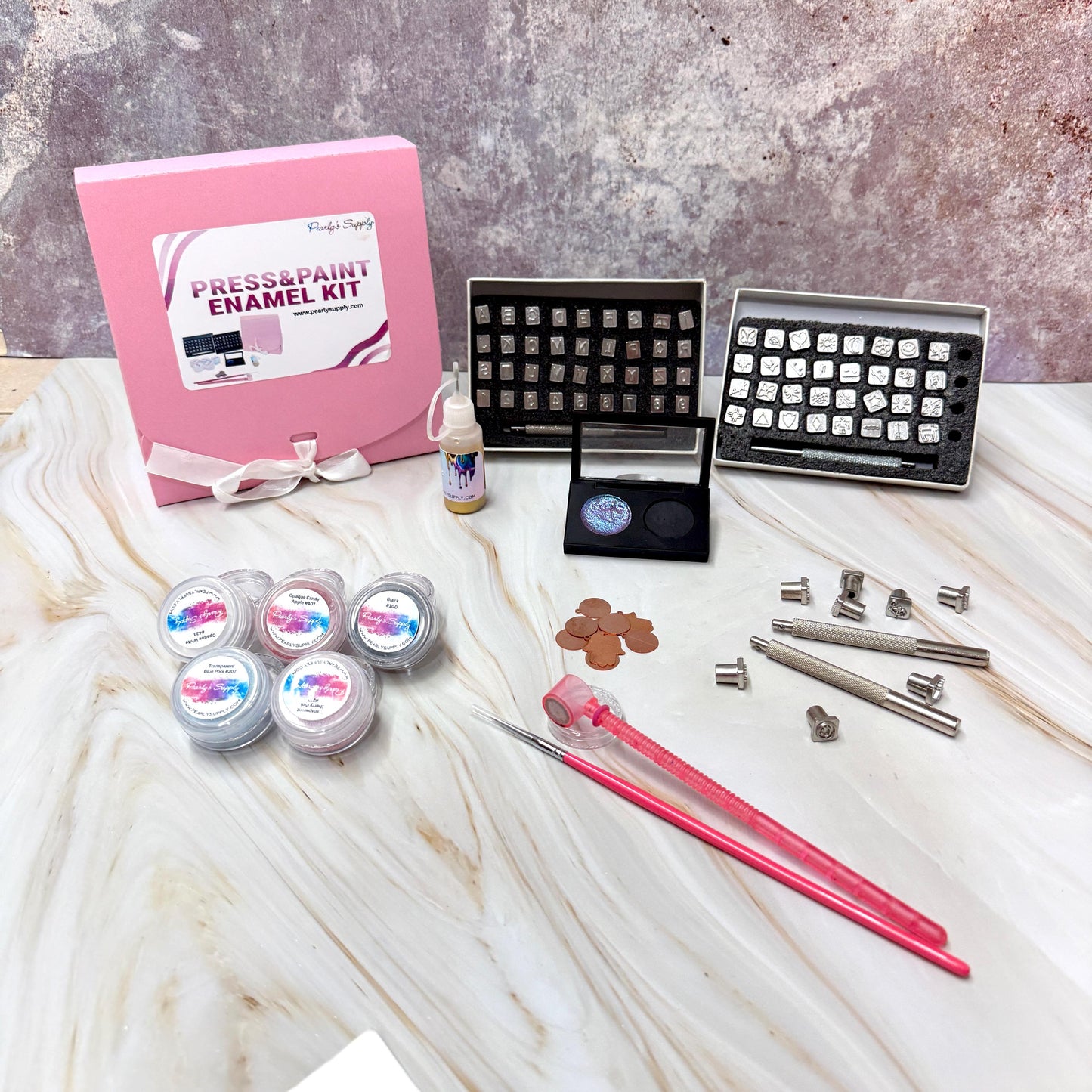 Press & Paint Enamel Kit - Personalize and Create