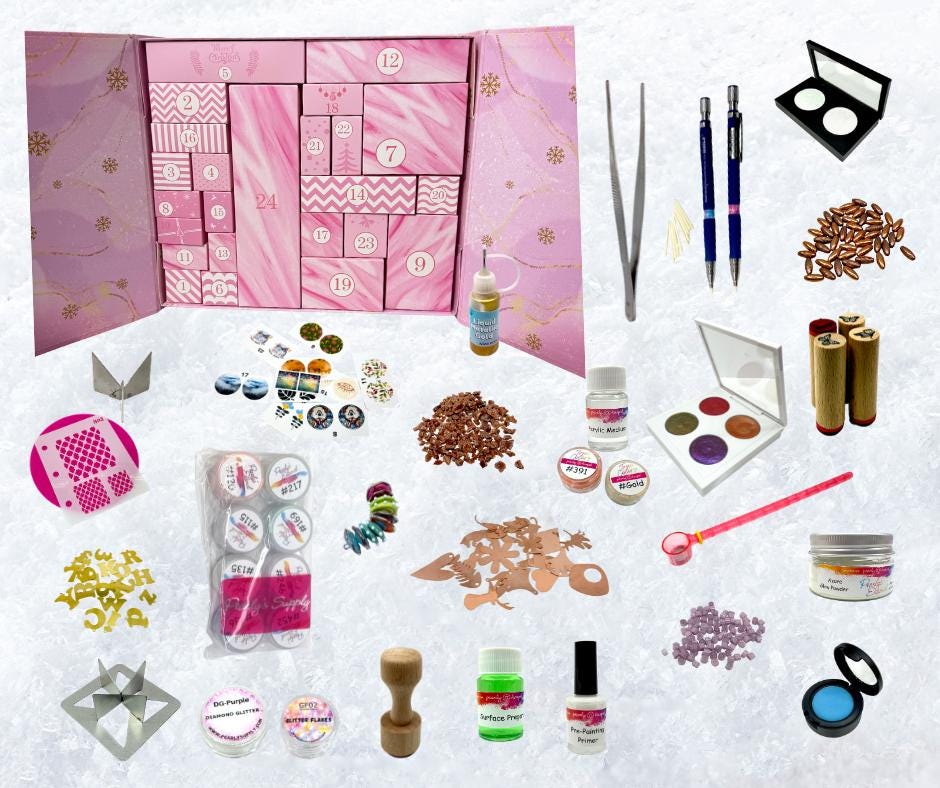 The Enameling Advent Calendar – Limited Holiday Edition! (Worth 422 USD)