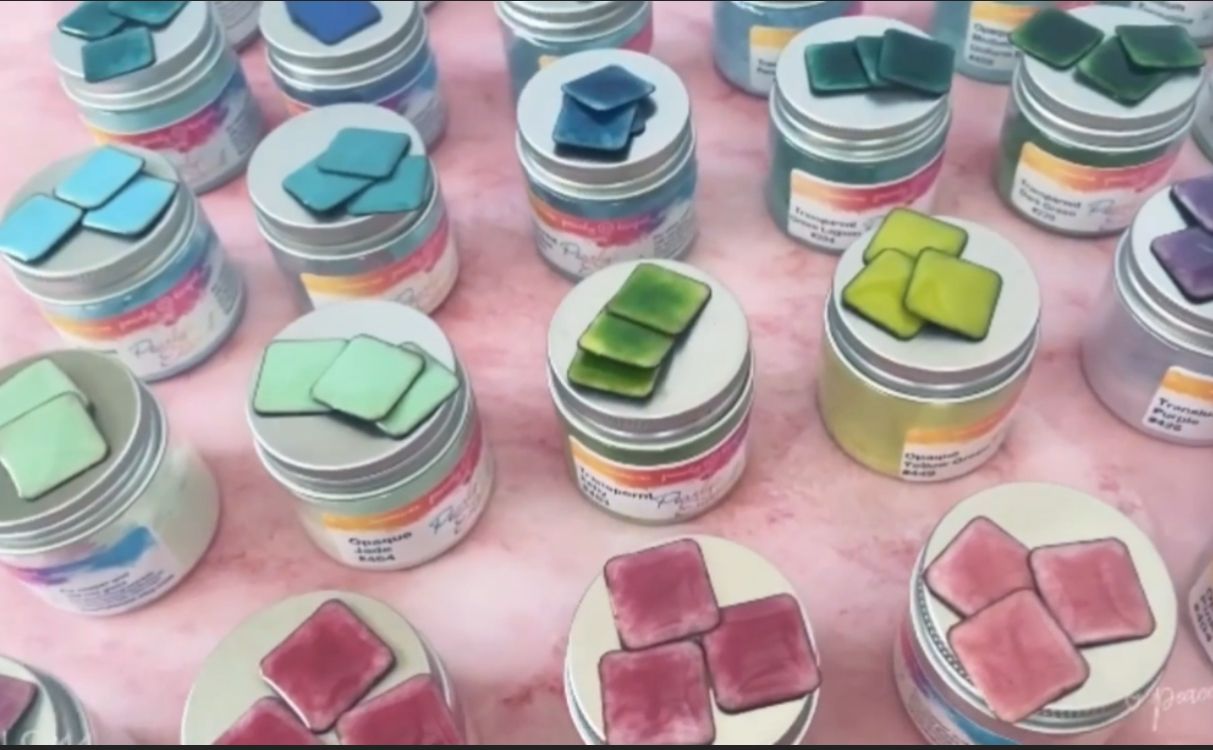 Enamel Powders for Copper, Silver & Gold
