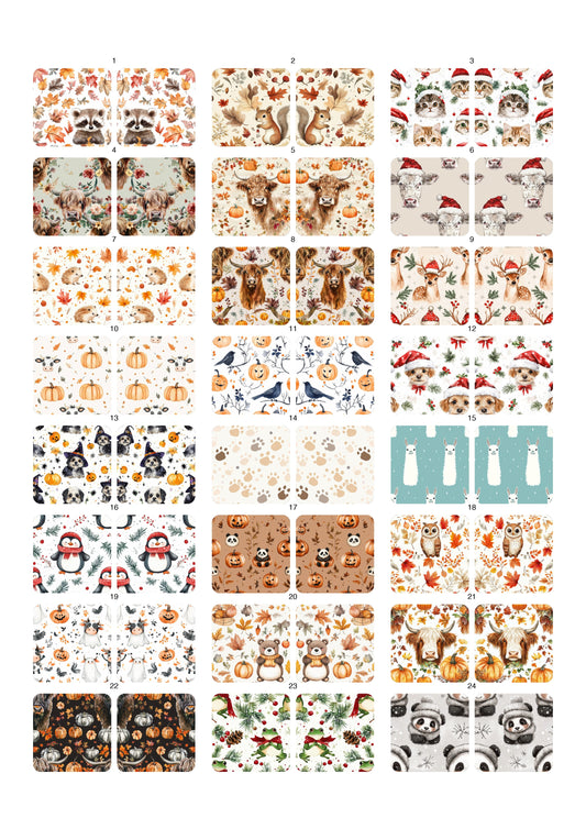 Decals, Animal Ceramic decals - Enamel Decal - Fusible Decal - Glass Fusing Decal ~ Waterslide Decal 10002