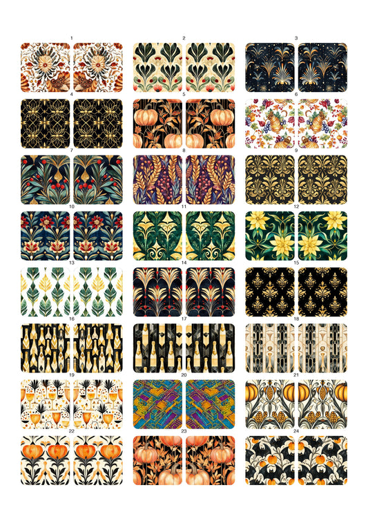 Decals, Art Deco Ceramic decals - Enamel Decal - Fusible Decal - Glass Fusing Decal ~ Waterslide Decal 10003
