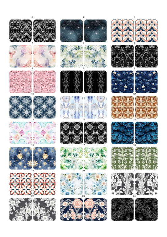 Decals, Lace Ceramic decals - Enamel Decal - Fusible Decal - Glass Fusing Decal ~ Waterslide Decal 10007