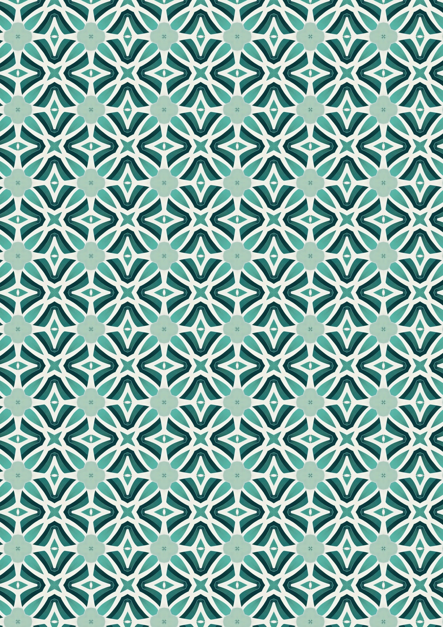Decals, Teal Geometric Background Ceramic decals - Enamel Decal - Fusible Decal - Glass Fusing Decal ~ Waterslide Decal 10018