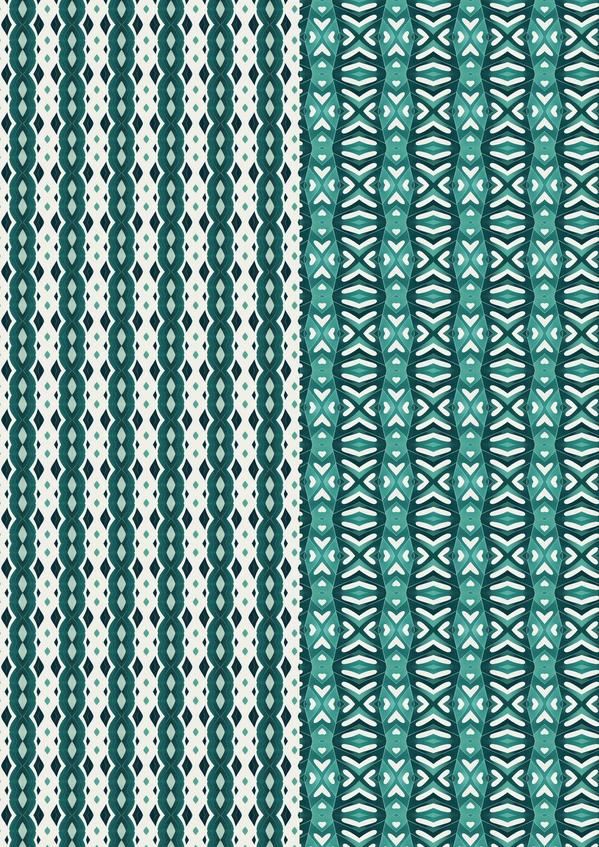 Decals, Teal Woven Stripe Background Ceramic decals - Enamel Decal - Fusible Decal - Glass Fusing Decal ~ Waterslide Decal 10023