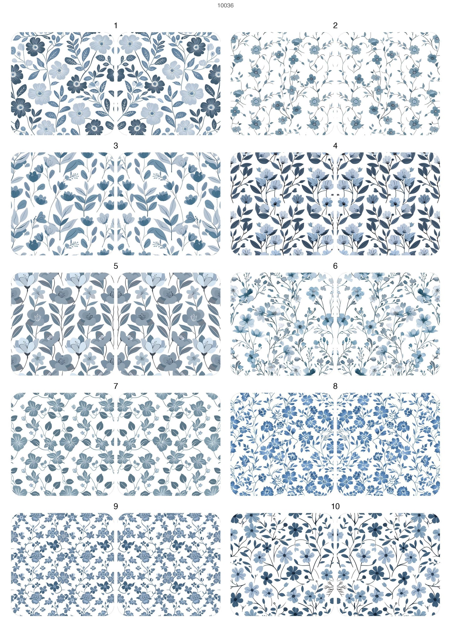 Decals, Dusty Blue Embroidery Ceramic decals - Enamel Decal - Fusible Decal - Glass Fusing Decal ~ Waterslide Decal 10036