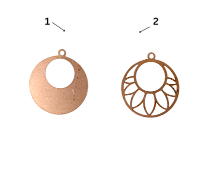 Copper Blanks - 1004# Copper blank, stamped enamel, solid copper,  stamping blank, personalized  copper blank, raw copper
