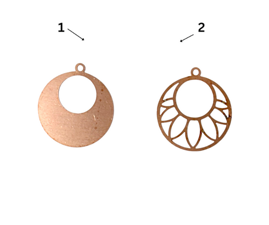 Copper Blanks - 1004# Copper blank, stamped enamel, solid copper,  stamping blank, personalized  copper blank, raw copper