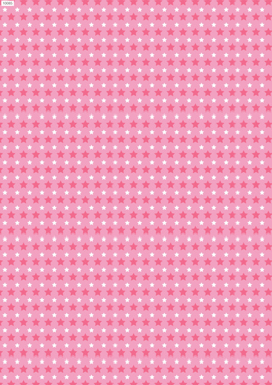 Valentine Stars Full Waterslide Decal - Ceramic, Enamel & Glass Fusing Overglaze Decal Sheet 10085