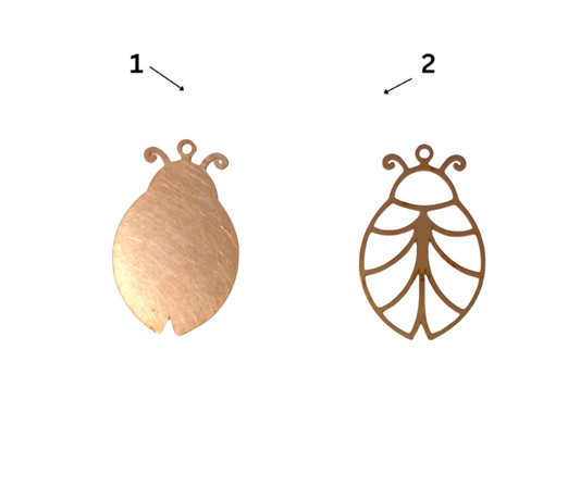 Copper Blanks - 1015# Beetle Copper blank, stamped enamel, solid copper,  stamping blank, personalized  copper blank, raw copper