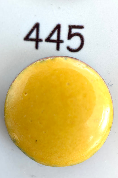 Pearly's Enamel Powder No. 445 Opaque Yellow lead free 3oz. (85gr.) Great for torch/kiln/Cloisonné and Wet Packing Enameling