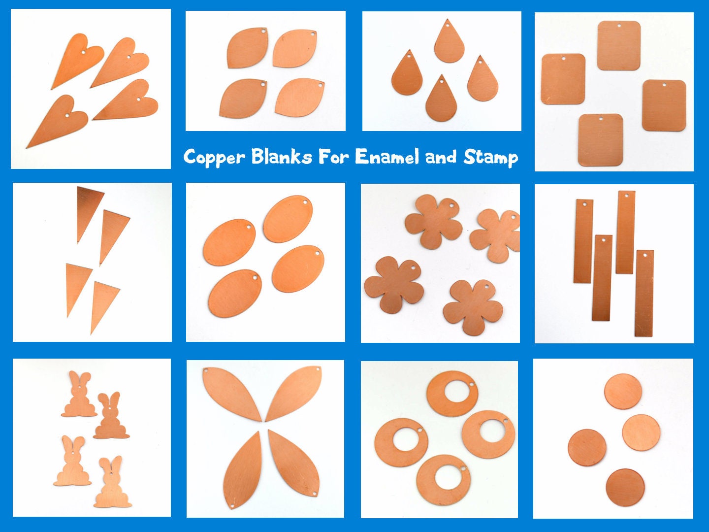Copper Blanks - Custom your shape, solid copper, round stamping blank, personalized copper blank,raw copper,pack of 100, jewelry supplies