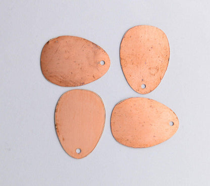 Copper Blanks - 07# Egg copper blank , stamped enamel , solid copper, stamping blank, personalized , copper blank, raw copper