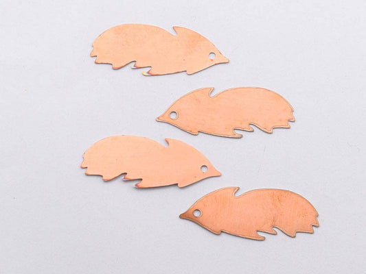 Copper Blanks - 44# Feather copper blank , stamped enamel , solid copper, stamping blank, personalized , copper blank, raw copper