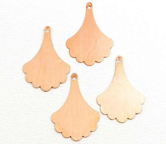 Copper Blanks - 42# Drop copper blank, 26 Gauge, Solid