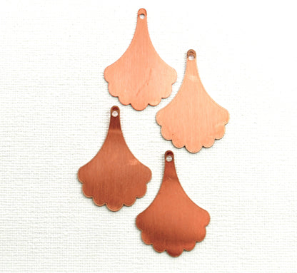 Copper Blanks - 42# Drop copper blank, 26 Gauge, Solid