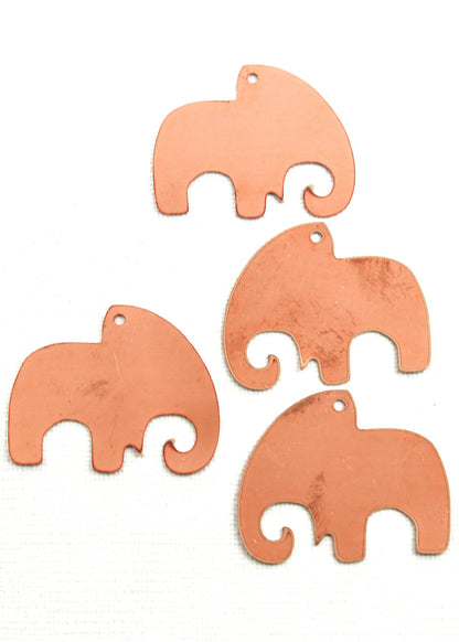 Copper Blanks - 69# Elephant copper blank - 24 Gauge, Solid