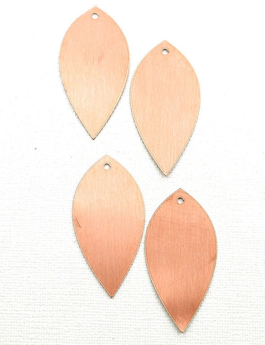 Copper - 24# Leaf copper blank , stamped solid copper, round stamping blank, personalized , copper blank, raw copper
