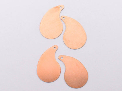 Copper Blanks - 64# Drop copper blank , stamped enamel , solid copper, stamping blank, personalized , copper blank, raw copper