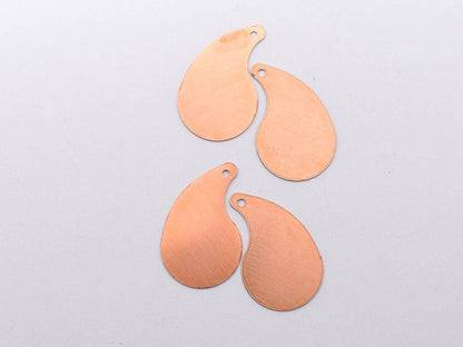 Copper Blanks - 64# Drop copper blank , stamped enamel , solid copper, stamping blank, personalized , copper blank, raw copper