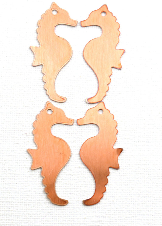 Copper Blanks - 45# Seahorse copper blank ,26 Gauge, Solid