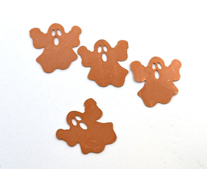 Copper - 90# Ghost copper blank , stamped enamel , solid copper, stamping blank, personalized copper blank, raw copper