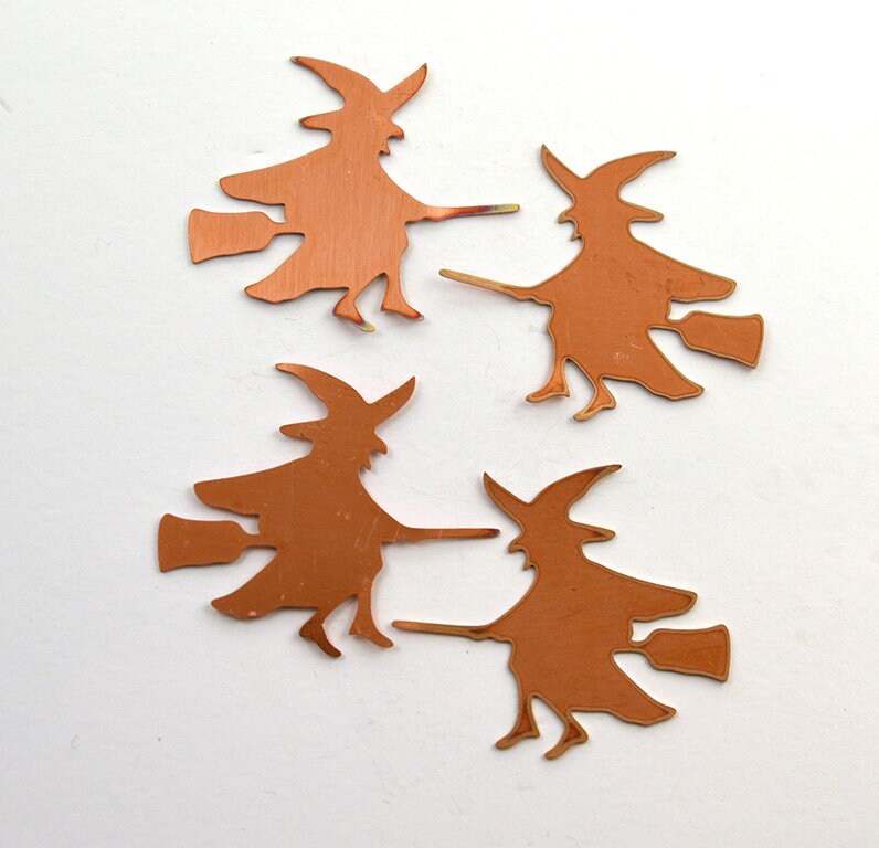 Halloween Copper Blanks - 91# Halloween witch copper blank
