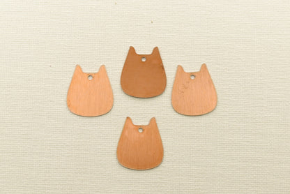 Copper - 34# Cat copper blank , stamped enamel , solid copper, stamping blank, personalized 24 Gauge, Solid , copper blank, raw copper