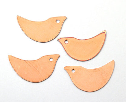 Copper Blanks - 83# Bird copper blank, stamped enamel , solid copper, enamel, stamping blank, personalized , , copper blank, raw copper