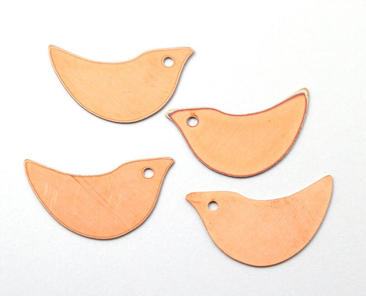 Copper Blanks - 83# Bird copper blank, stamped enamel , solid copper, enamel, stamping blank, personalized , , copper blank, raw copper