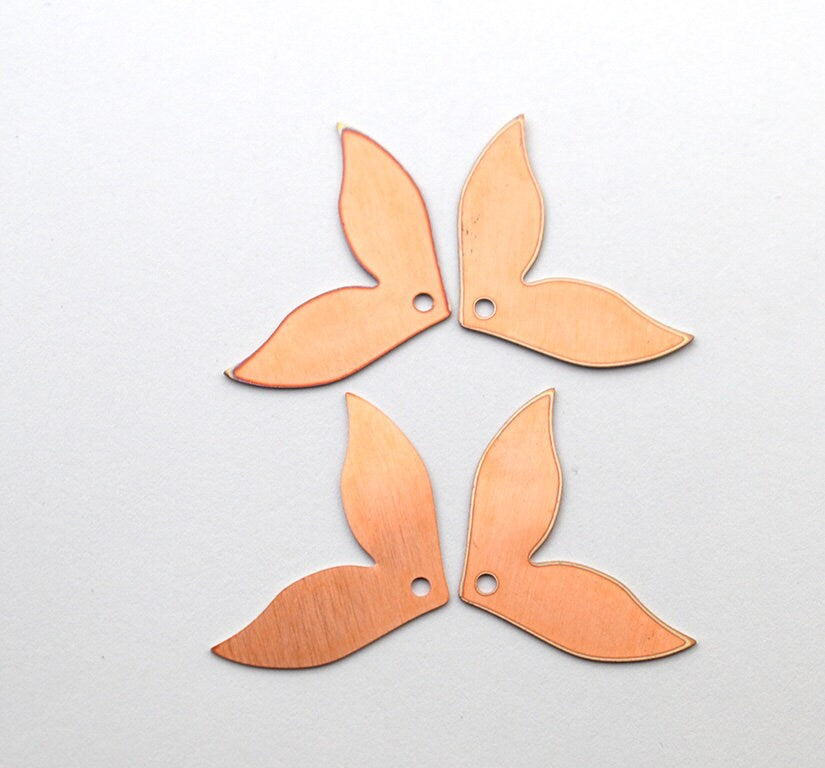 Copper Blanks - 85# Wings copper blank, stamped enamel , solid copper, enamel, stamping blank, personalized , , copper blank, raw copper