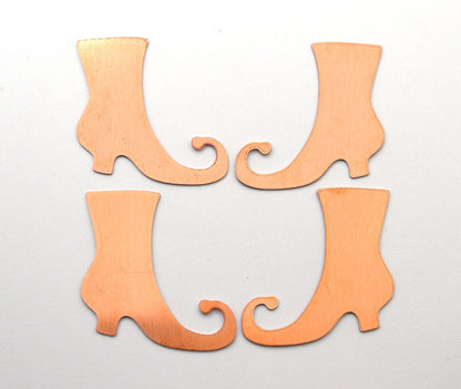 Halloween Copper Blanks - 94# Halloween boot Copper blank - 24 Gauge, Solid