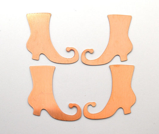 Halloween Copper Blanks - 94# Halloween boot Copper blank - 24 Gauge, Solid