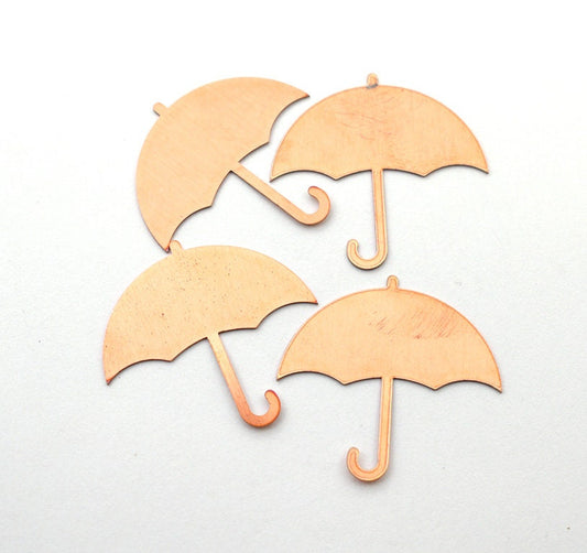 Copper Blanks - 92# Umbrella Copper blank,stamped solid copper, round stamping blank, personalized ,copper blank, raw copper