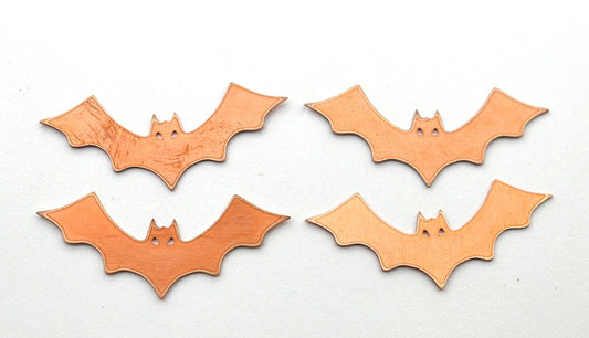 Halloween Copper Blanks - 86# Halloween Bat Copper - 24 Gauge, Solid