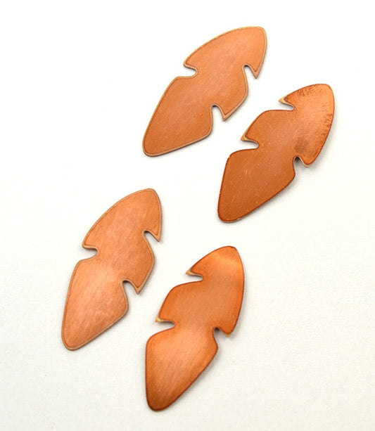 Copper Blanks - 110# Feather Copper blank,stamped solid copper, stamping blank, personalized ,copper blank, raw copper