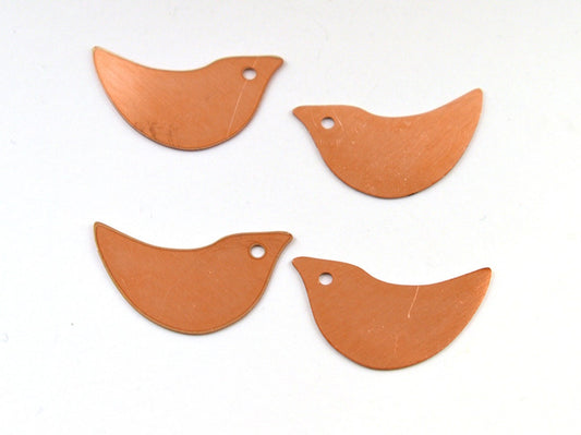 Copper - 83# Bird copper blank , stamped enamel , solid copper, stamping blank, personalized 24 Gauge, Solid , copper blank, raw copper