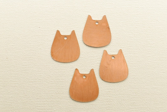 Copper - 34# Cat copper blank , stamped enamel , solid copper, stamping blank, personalized 24 Gauge, Solid , copper blank, raw copper
