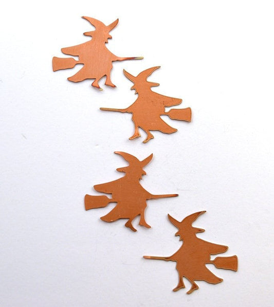 Halloween Copper Blanks - 91# Halloween witch copper blank