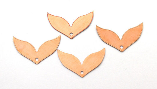 Copper Blanks - 85# Wings copper blank, stamped enamel , solid copper, enamel, stamping blank, personalized , , copper blank, raw copper