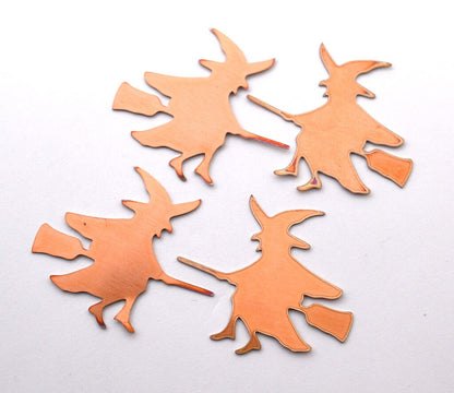 Copper Blanks - 91# Witch Copper blank,stamped solid copper, round stamping blank, personalized ,copper blank, raw copper