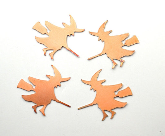 Copper Blanks - 91# Witch Copper blank,stamped solid copper, round stamping blank, personalized ,copper blank, raw copper