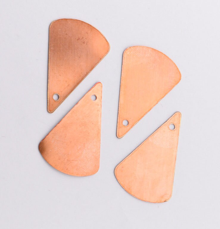 Copper Blanks - 03# Triangle copper blank, 24 Gauge, Solid