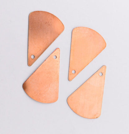 Copper Blanks - 03# Triangle copper blank, 24 Gauge, Solid