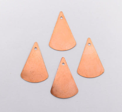 Copper Blanks - 03# Triangle copper blank, 24 Gauge, Solid