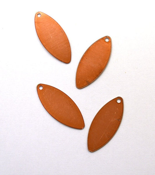 Copper Blanks - 120# Elliptic copper blank - 24 Gauge, Solid