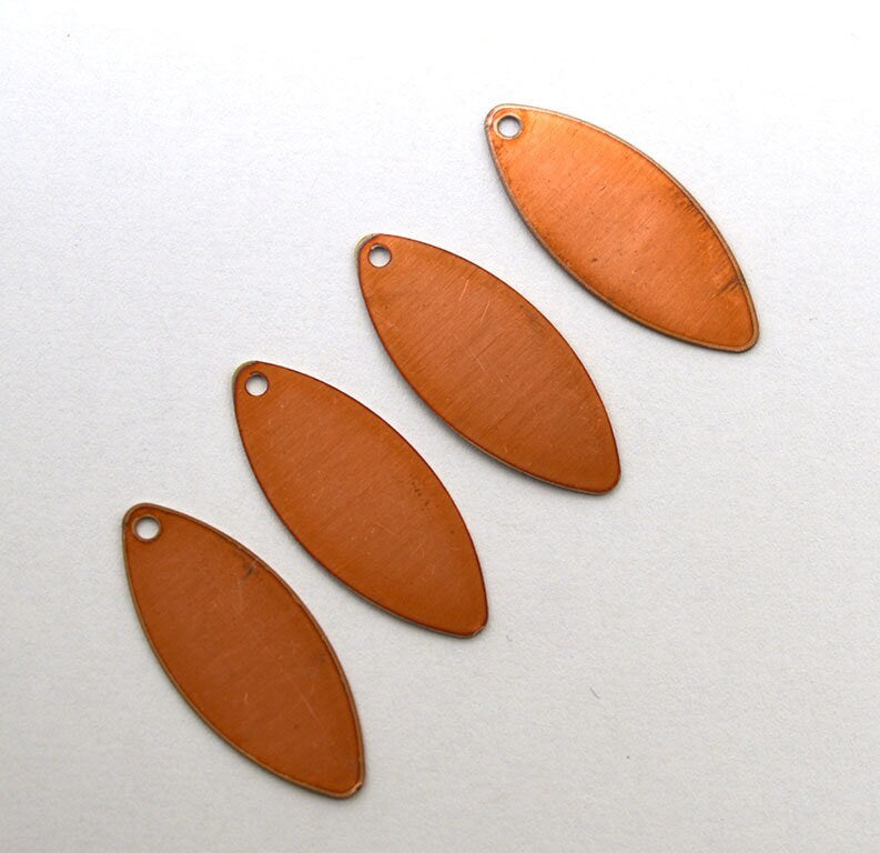 Copper Blanks - 120# Elliptic copper blank - 24 Gauge, Solid