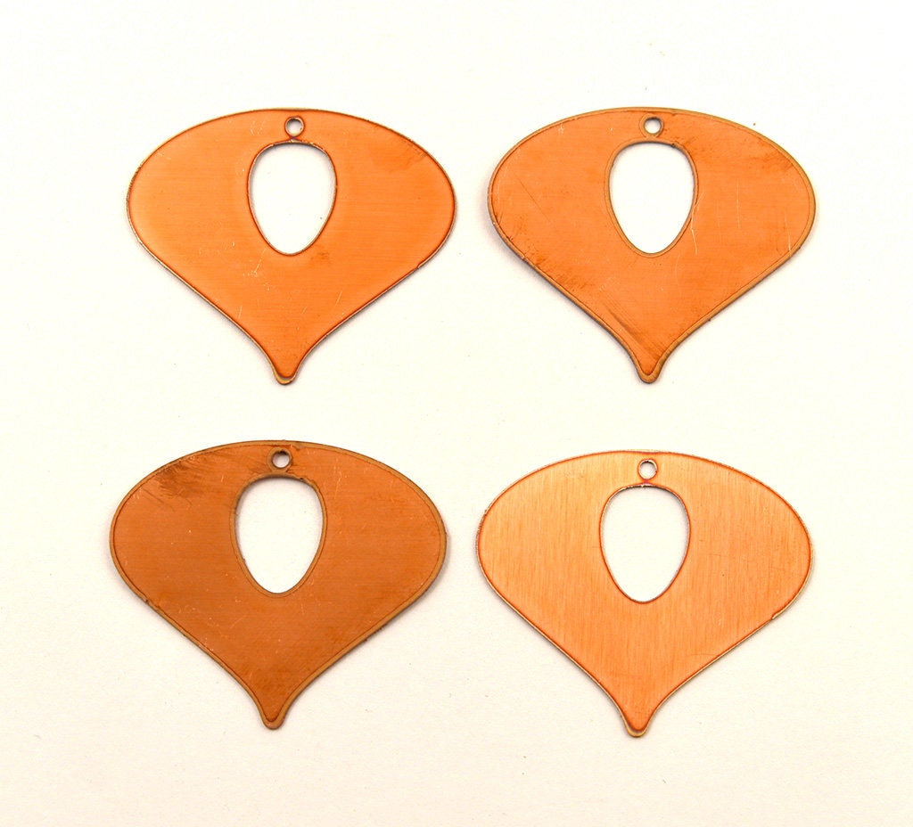 Copper Blanks - 128# Drop copper blank, 24 Gauge, Solid