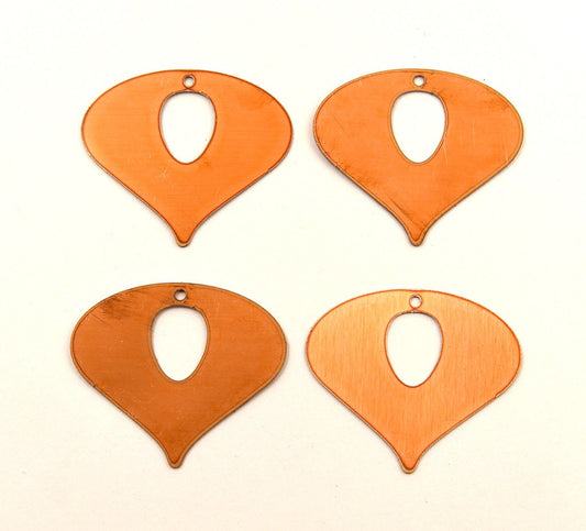 Copper Blanks - 128# Drop copper blank, 24 Gauge, Solid