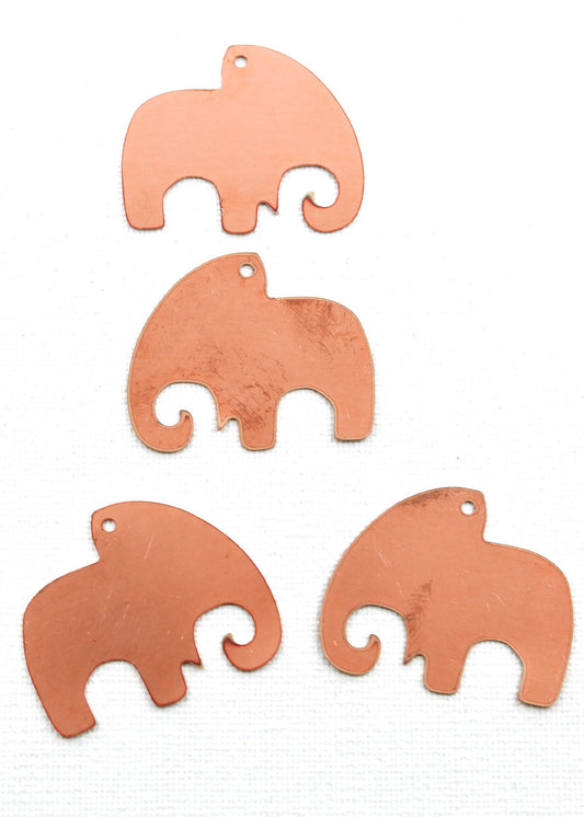 Copper Blanks - 69# Elephant copper blank - 24 Gauge, Solid