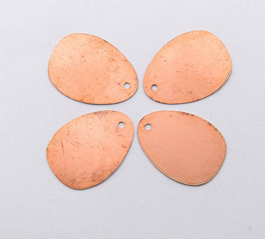 Copper Blanks - 07# Egg copper blank - 24 Gauge, Solid